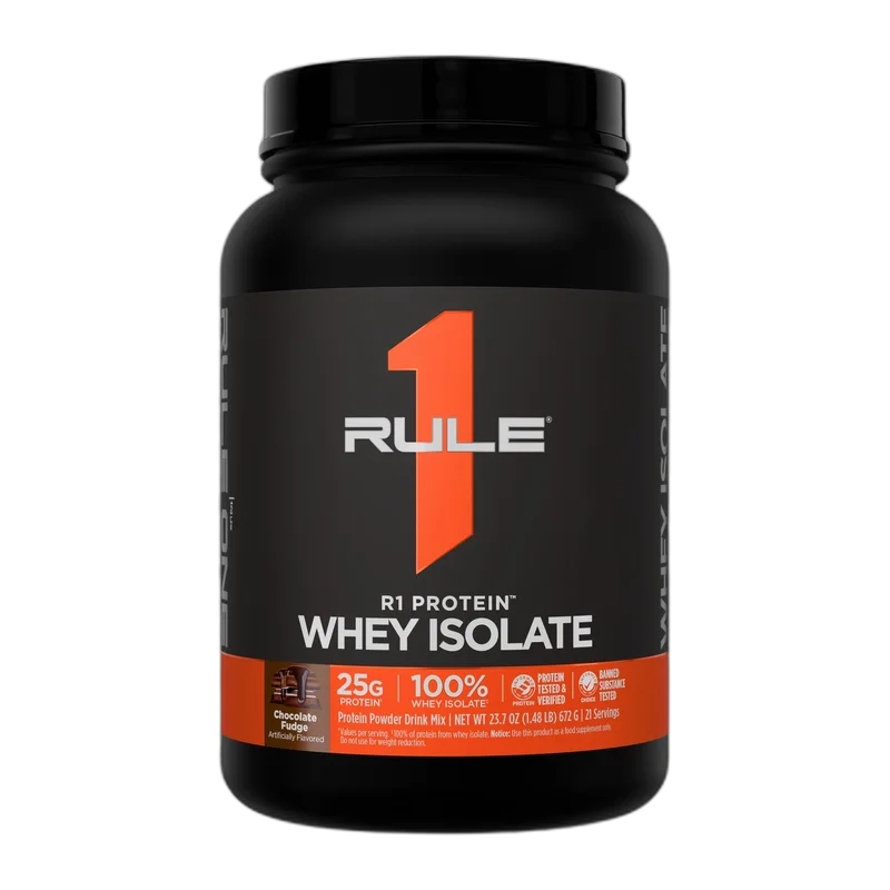 Rule1 Whey Protein Isolate 1lb