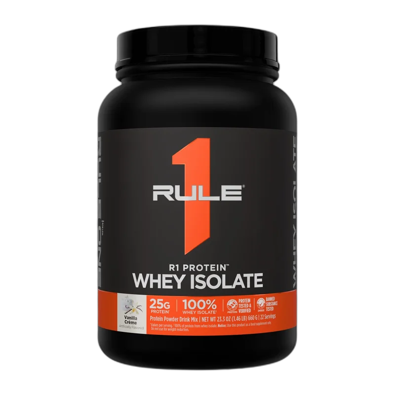 Rule1 Whey Protein Isolate 5lb